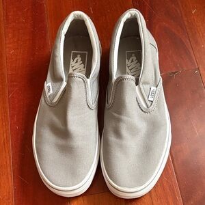 Vans Classic Gray Slip-Ons